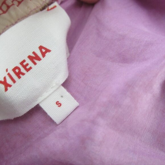 Xirena Taryn Women S Floral Tired Midi Button Down Skirt Cotton Silk Midi Lined - Picture 7 of 9